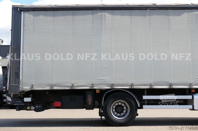 Platformas kravas automašīna ar tentu VOLVO FM 330 Pritsche Plane Edscha LBW Euro 6