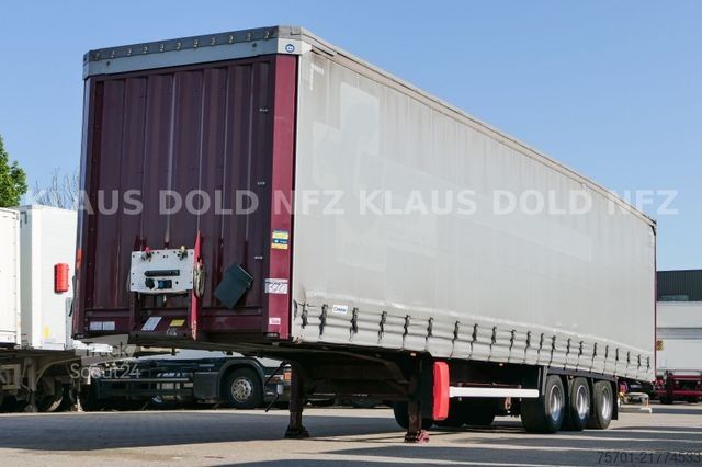 Відкритий напівпричіп з тентом KRONE SD Pritsche Plane XL MegaLiner Edscha Bordwände