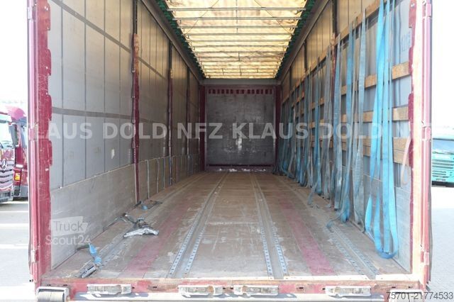 Відкритий напівпричіп з тентом KRONE SD Pritsche Plane XL MegaLiner Edscha Bordwände