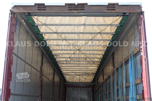 Відкритий напівпричіп з тентом KRONE SD Pritsche Plane XL MegaLiner Edscha Bordwände