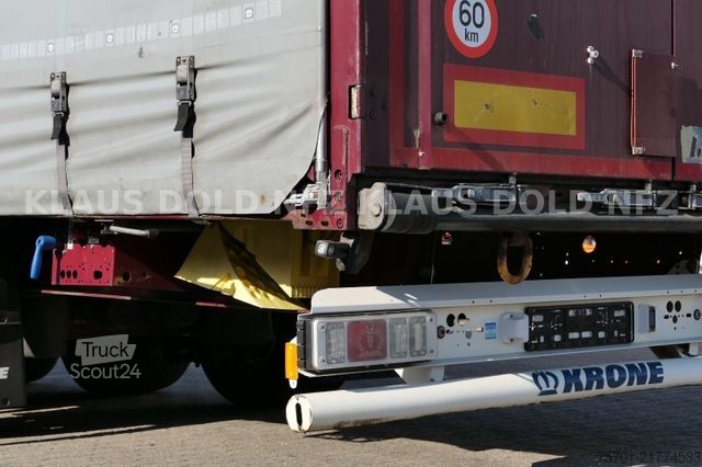 Відкритий напівпричіп з тентом KRONE SD Pritsche Plane XL MegaLiner Edscha Bordwände