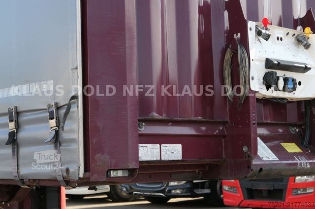 Відкритий напівпричіп з тентом KRONE SD Pritsche Plane XL MegaLiner Edscha Bordwände
