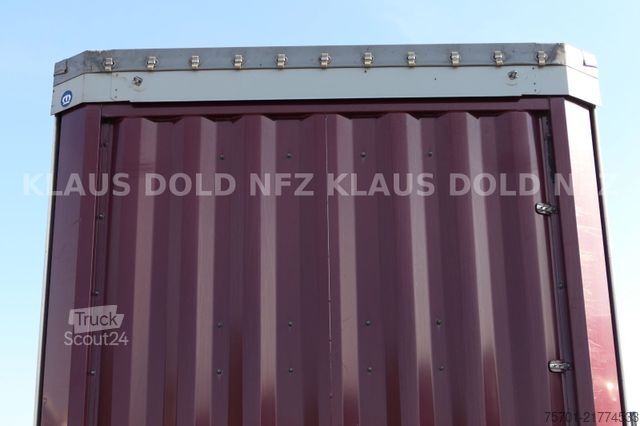 Відкритий напівпричіп з тентом KRONE SD Pritsche Plane XL MegaLiner Edscha Bordwände