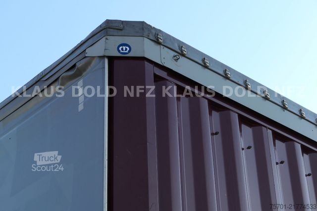 Відкритий напівпричіп з тентом KRONE SD Pritsche Plane XL MegaLiner Edscha Bordwände