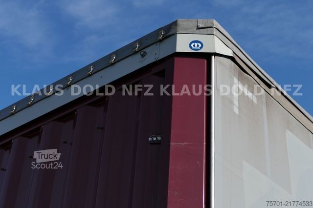 Відкритий напівпричіп з тентом KRONE SD Pritsche Plane XL MegaLiner Edscha Bordwände