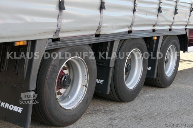 Відкритий напівпричіп з тентом KRONE SD Pritsche Plane XL MegaLiner Edscha Bordwände