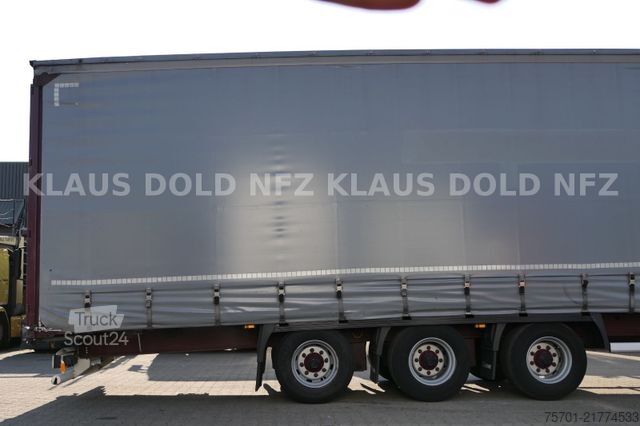 Відкритий напівпричіп з тентом KRONE SD Pritsche Plane XL MegaLiner Edscha Bordwände