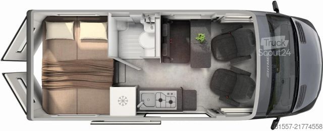 Τροχόσπιτο αυτοκινούμενο HYMER/ERIBA Grand Canyon S CrossOver 600 AHK 2,8t, Autark