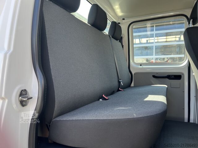 Платформенный грузовик с краном VW Transporter 2.0 TDI L2H1 DC Euro 6 Hiab 013T La...