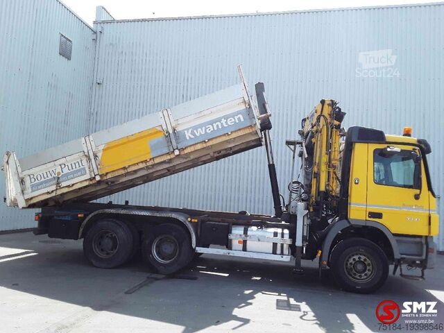 Самоскид з краном-маніпулятором Mercedes Actros 3336 kennis 1600P 5extensions