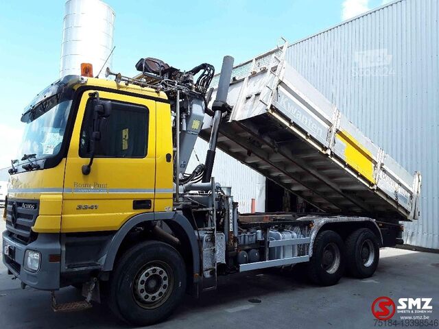 Самоскид з краном-маніпулятором Mercedes Actros 3336 kennis 1600P 5extensions
