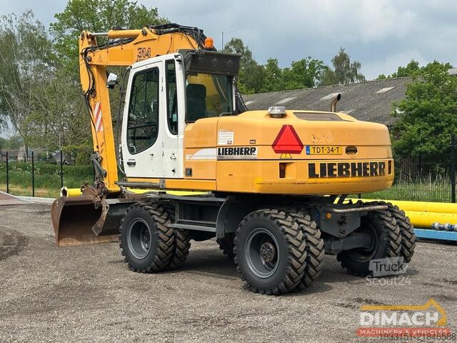 Bager Liebherr A314 LITRONIC Mono giek - airco - 4x4 - nieuwe ...