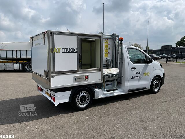 Veículo de recolha de resíduos Peugeot E-Expert 100% elektrisch kippende zijlader