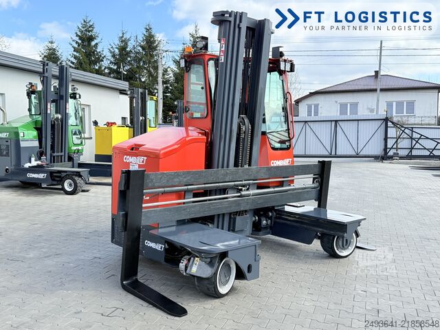 τετραπλής κατεύθυνσης περονοφόρο όχημα Combilift C3000ET TRIPLEX 5940 WIDE FORK POSITIONE