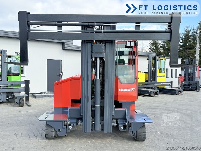 τετραπλής κατεύθυνσης περονοφόρο όχημα Combilift C3000ET TRIPLEX 5940 WIDE FORK POSITIONE
