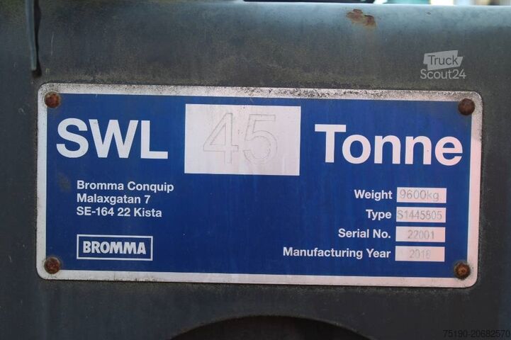 Rozmetadlo Bromma S1445805 pre Kalmar DRG450  bromma S1445805 spreader Kalmar drg450