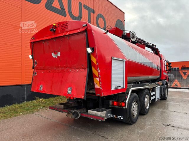 Vacuum truck Scania P 124 6x2*4 KORP&SON / TANK 8000 l / VACUUM Wit...