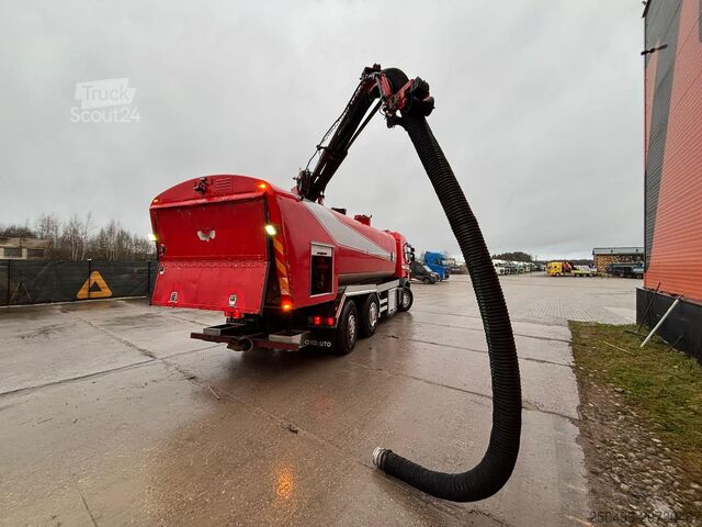 Vacuum truck Scania P 124 6x2*4 KORP&SON / TANK 8000 l / VACUUM Wit...