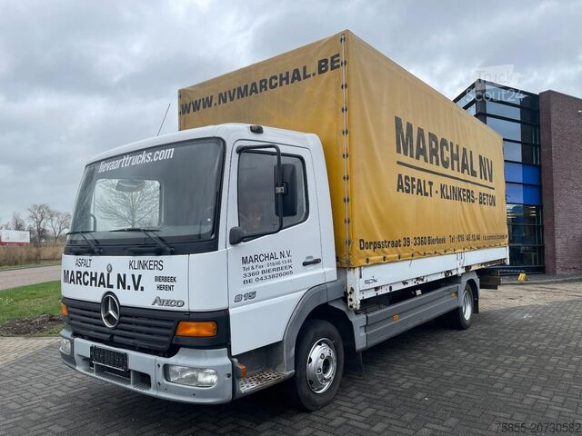 Tarpaulin Mercedes-Benz ATEGO 815 Manual / 128.000 KM Original / Euro 3