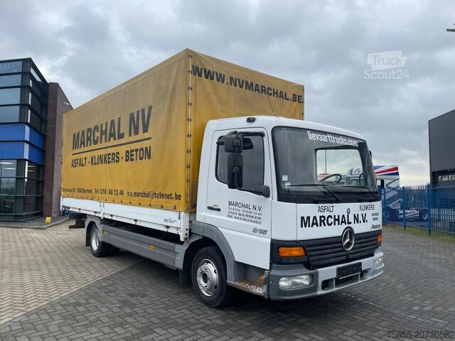 Tarpaulin Mercedes-Benz ATEGO 815 Manual / 128.000 KM Original / Euro 3