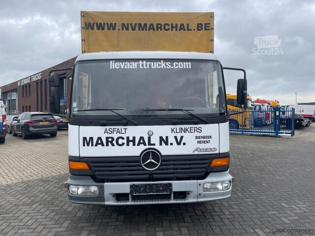 Tarpaulin Mercedes-Benz ATEGO 815 Manual / 128.000 KM Original / Euro 3