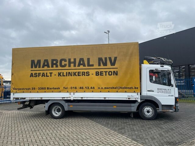 Huifzeil Mercedes-Benz ATEGO 815 Manual / 128.000 KM Original / Euro 3