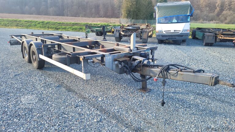 Tre-vejs tiptrailer Obermaier OS 2 W 205L Tandem BDF Lafette 10.5 to.