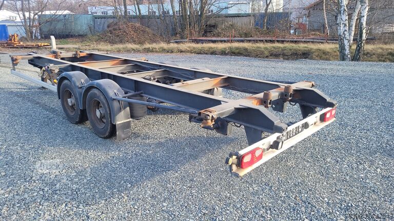 Tre-vejs tiptrailer Obermaier OS 2 W 205L Tandem BDF Lafette 10.5 to.