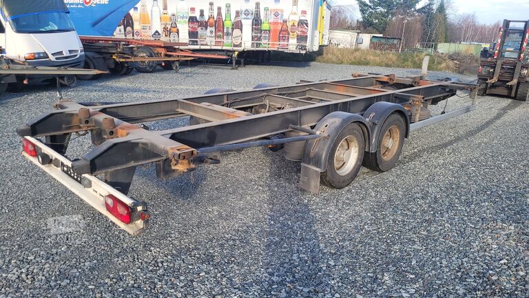 Tre-vejs tiptrailer Obermaier OS 2 W 205L Tandem BDF Lafette 10.5 to.