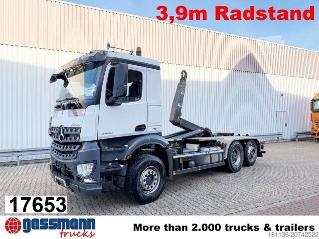 Camion scarrabile Mercedes-Benz Arocs 2540 L 6x2, Liftachse, Motorabtrieb, VDL