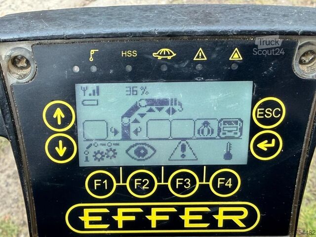 Kraanwagen Mercedes-Benz AROCS 4143 8X4 ABROLLKIPPER + KRAN EFFER 395 4S...