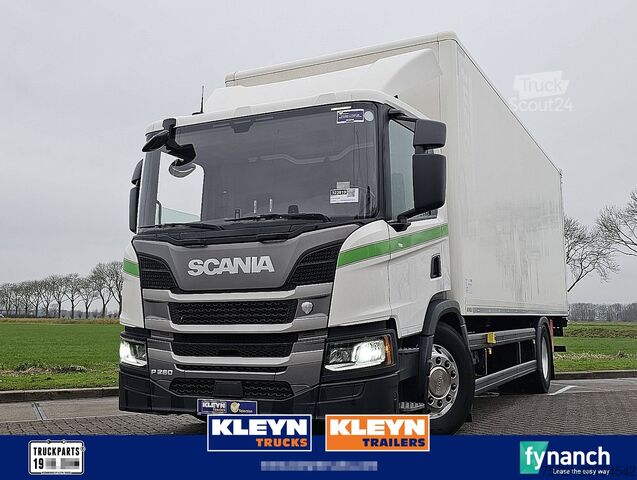 Gesloten bak SCANIA P280 NB 2T LIFT LED NAVI