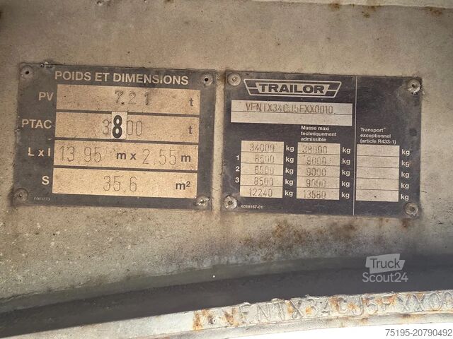 Stumdomi tentai Trailor TX34 - DISC - Mercedes - DHollandia 2000KG