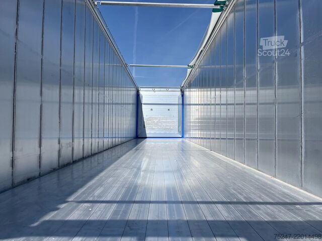 Pārvietojamā grīda Knapen Trailers K100 - 92m3 Zijwandbeschermzeil 10mm *huren / l...