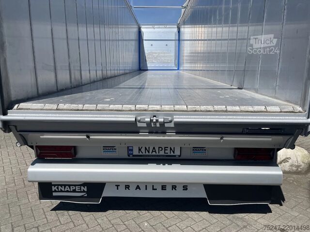 Pārvietojamā grīda Knapen Trailers K100 - 92m3 Zijwandbeschermzeil 10mm *huren / l...