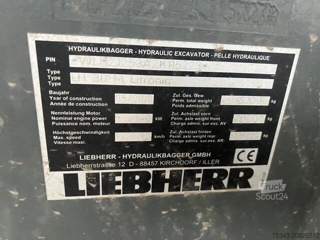 Máquina de manuseamento de materiais Liebherr LH 30 Material Handler – 05/2019 – Excellent Co...