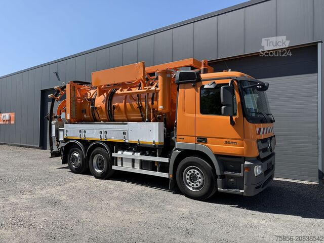 Vacuum and pressure truck Mercedes-Benz Actros 2536 6x2 NLA Kroll Kombi 10cbm