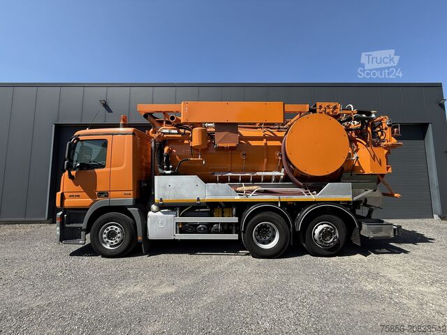 Vacuum and pressure truck Mercedes-Benz Actros 2536 6x2 NLA Kroll Kombi 10cbm