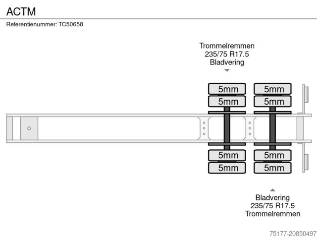 Plataforma remolque ACTM 