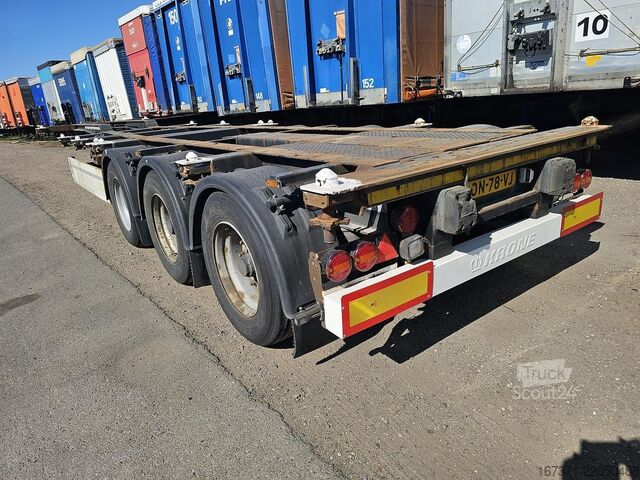 Transport av containrar KRONE SD - 40 FT - 2 X 20 FT - HIGHCUBE - APK 16-07- ...