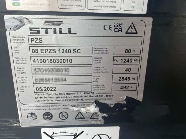 Unbekannt Exide 80V   8 EPzS 1240