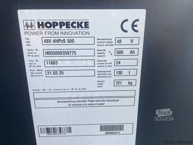 Unbekannt Hoppecke 48V   4 HPzS 500