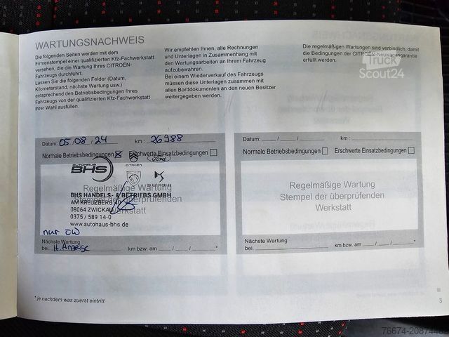 Fourgon surélevé CITROEN Jumper 33 L3H2 Control BlueHDi Klima Regalsystem