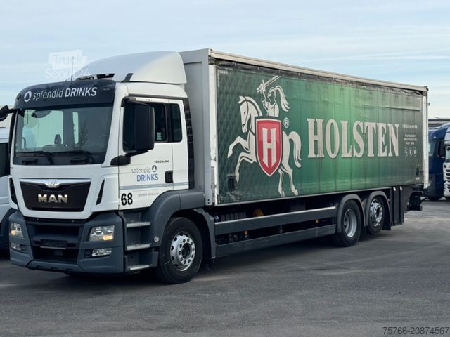 Tovornjak za prevoz pijač MAN TGS 26.360 L / LBW / NAVI / LENKACHSE / 22 PAL