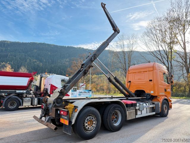 Tovornjak s kavljem za kontejnerje SCANIA G440 6X2 Lift  Abrollkipper