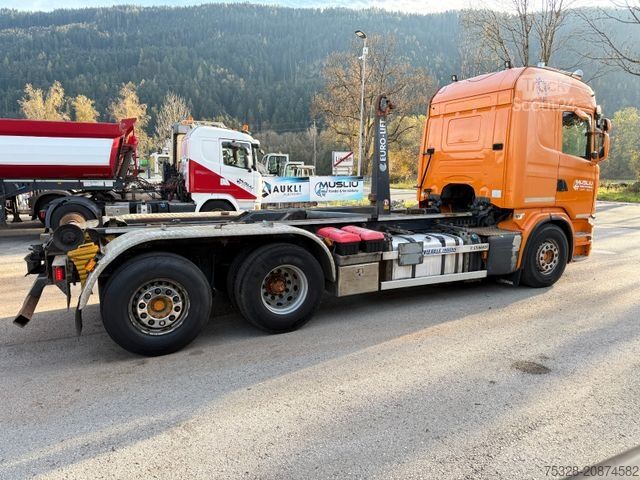 Tovornjak s kavljem za kontejnerje SCANIA G440 6X2 Lift  Abrollkipper