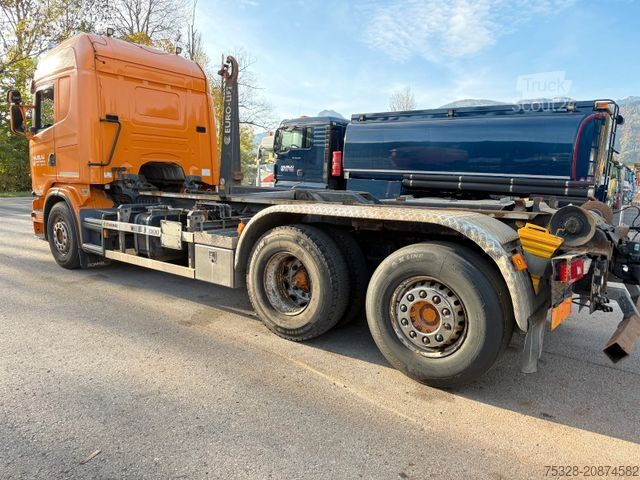 Tovornjak s kavljem za kontejnerje SCANIA G440 6X2 Lift  Abrollkipper