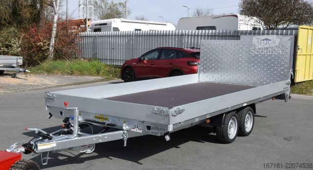 Remorcă transport auto HUMBAUR Autotranporter, Baumaschinentransporter