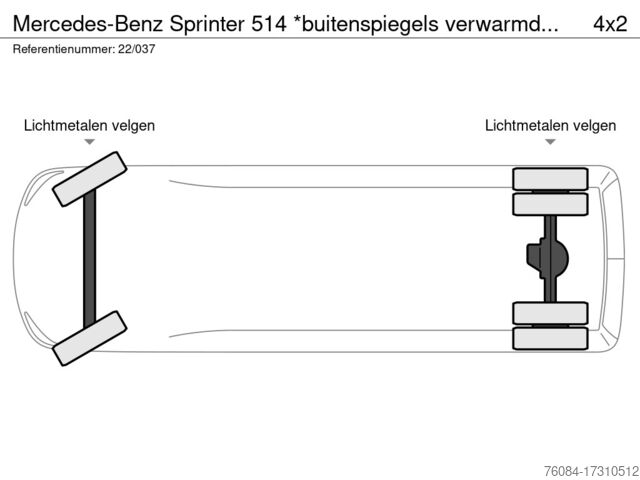 Maleta Mercedes-Benz Sprinter 514 *buitenspiegels verwarmd&elektr. v...