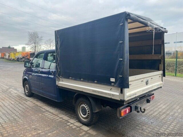 Dubă cu cabină dublă VW T5 2.0TDI Doka/4Motion/Seilwinde